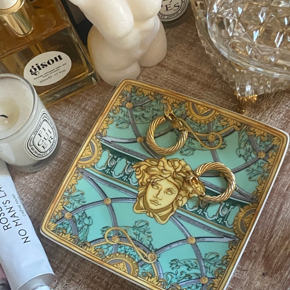 Rosenthal X Versace Nero Fine China Canape Dish